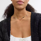 Faux Stone Mini Vintage Charms Signature Bib Necklace