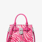 Hamilton Small Zebra Print Calf Hair Satchel