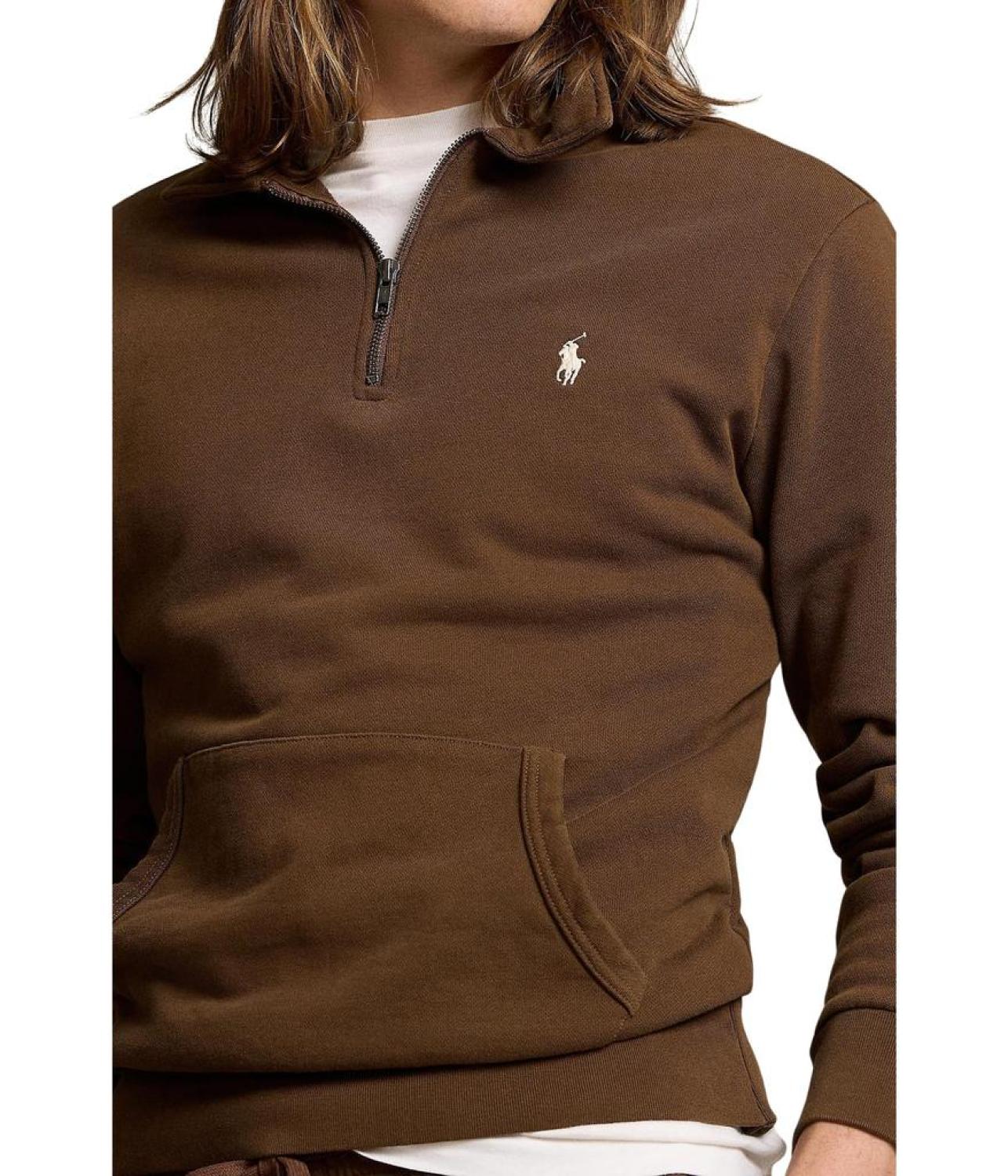 Loopback Fleece Quarter-Zip Sweatshirt