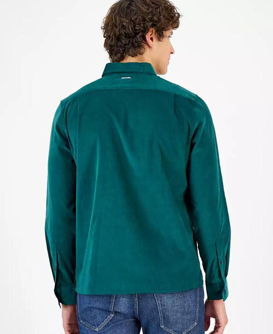 Men's Classic-Fit Micro-Cord Shirt