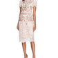 Marchesa Notte Printed Dress