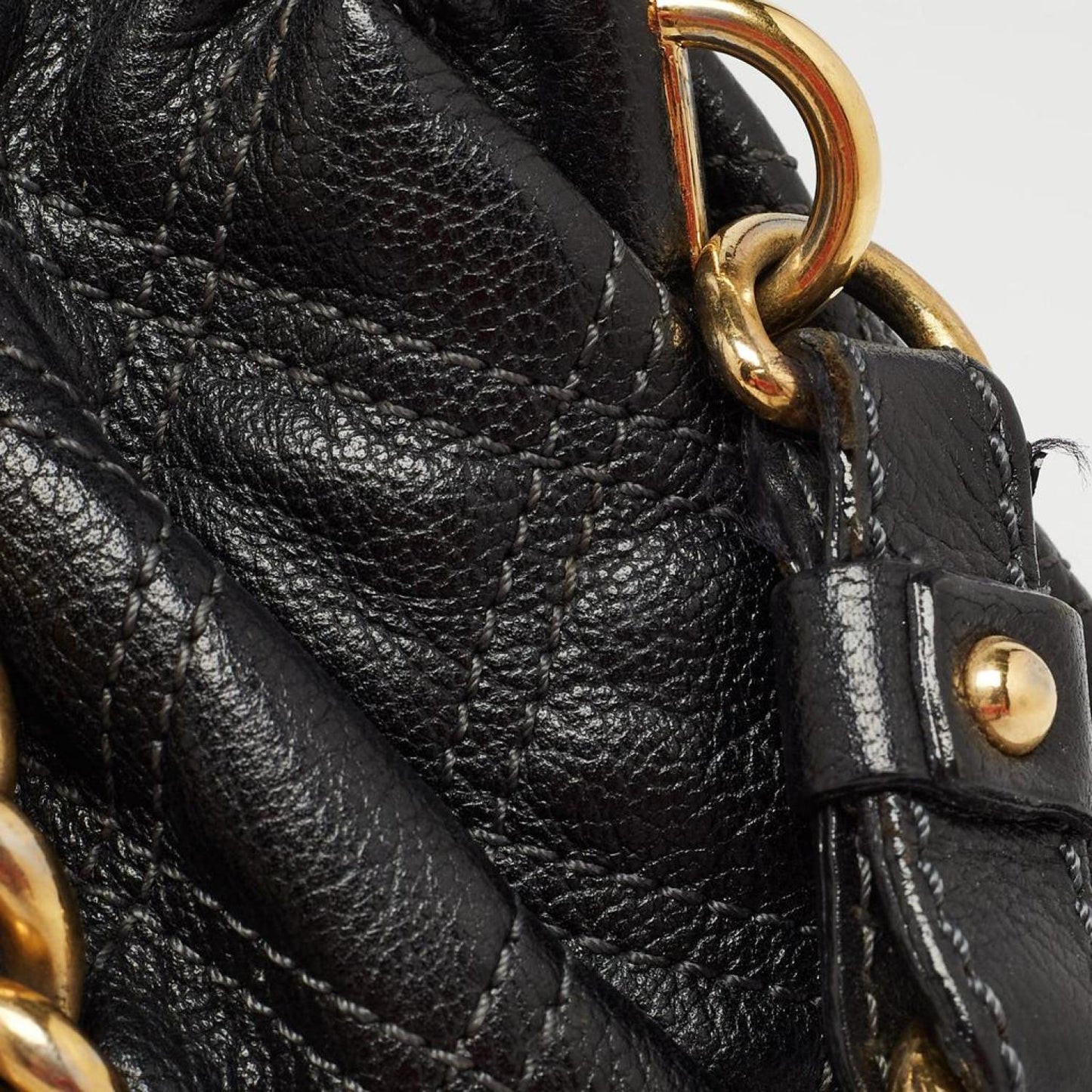 Marc Jacobs  Quilted Leather Little Stam Shoulder Bag