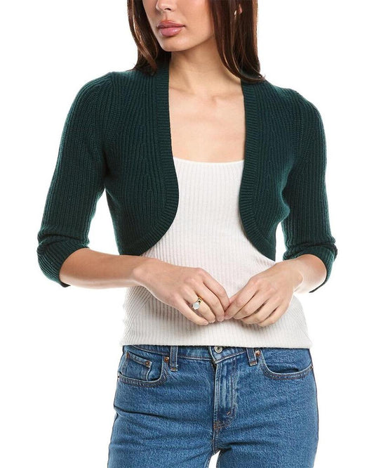 Shaker Cashmere Shrug