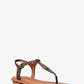 Mallory Signature Logo T-Strap Sandal