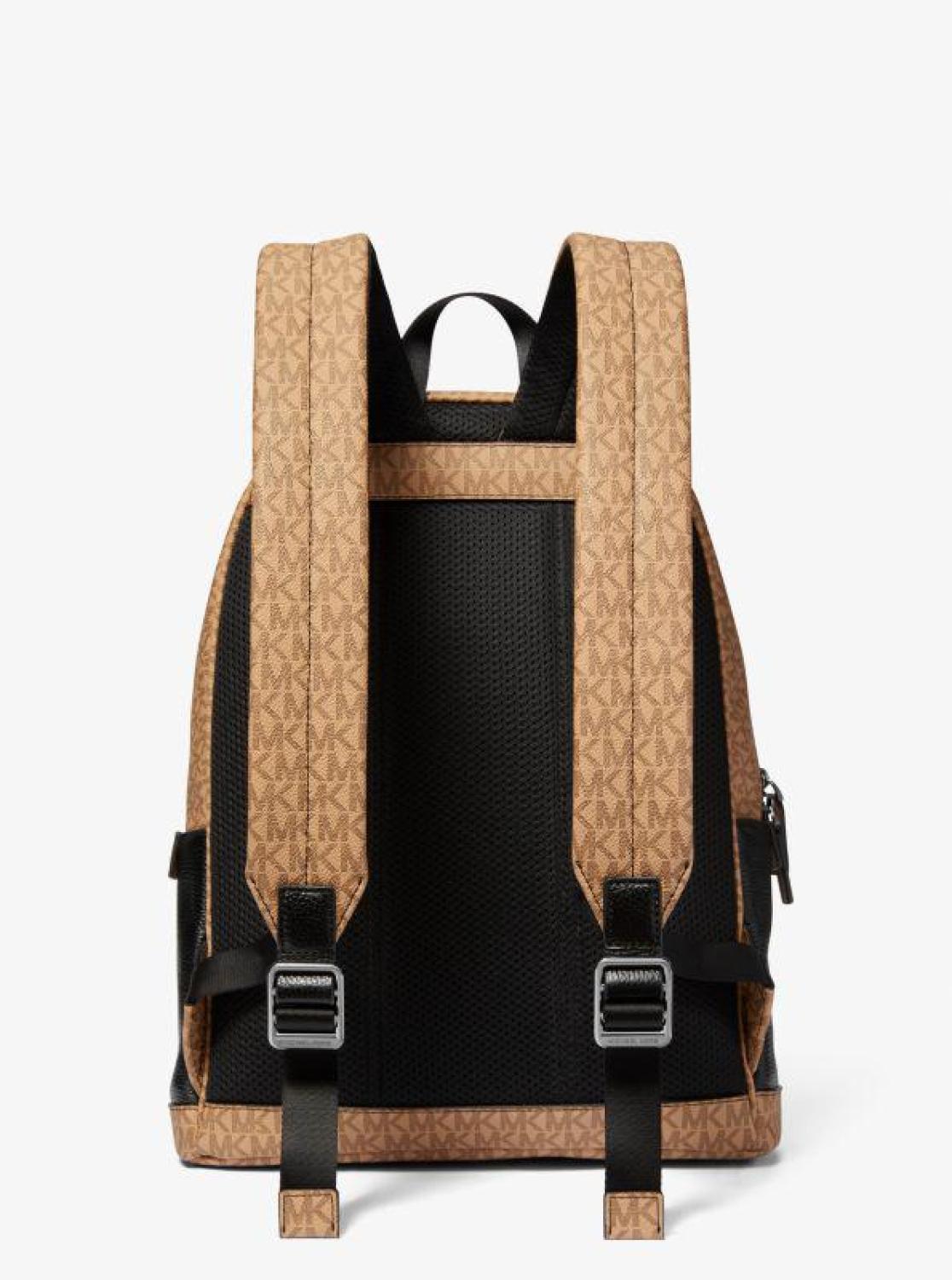 Cooper Pebbled Leather and Signature Logo Backpack