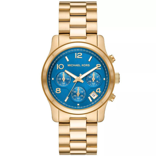 Michael Kors Women's Runway Blue Dial Watch