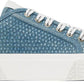 Blue 'The Crystal' Denim Sneakers