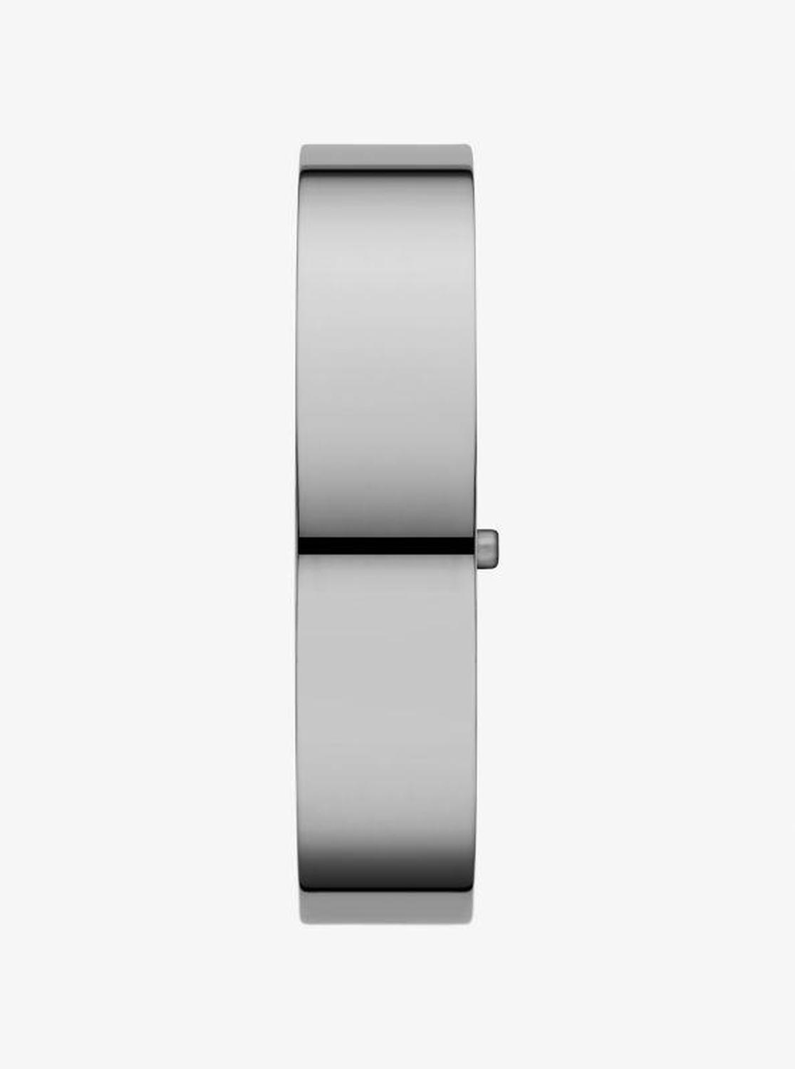 Yazmeen Silver-Tone Bangle Watch