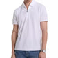 Men's Sleek Regular-Fit 1/4-Zip Piqué Polo Shirt