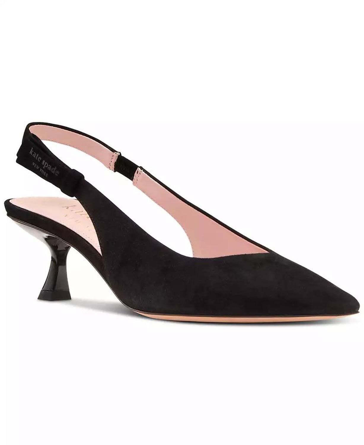 Women's Riley Slingback Kitten-Heel Pumps