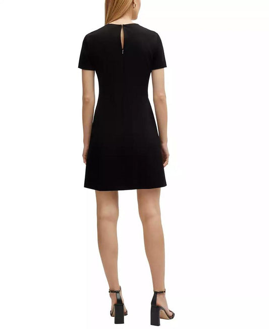 Women's Slim-Fit Crew-Neck Dress