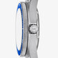 Oversized Maritime Silver-Tone Watch