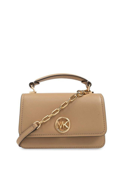 Michael Michael Kors Delancey Logo Plaque Shoulder Bag