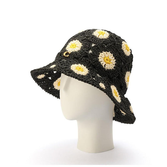 Women's Daisy Crochet Bucket Hat