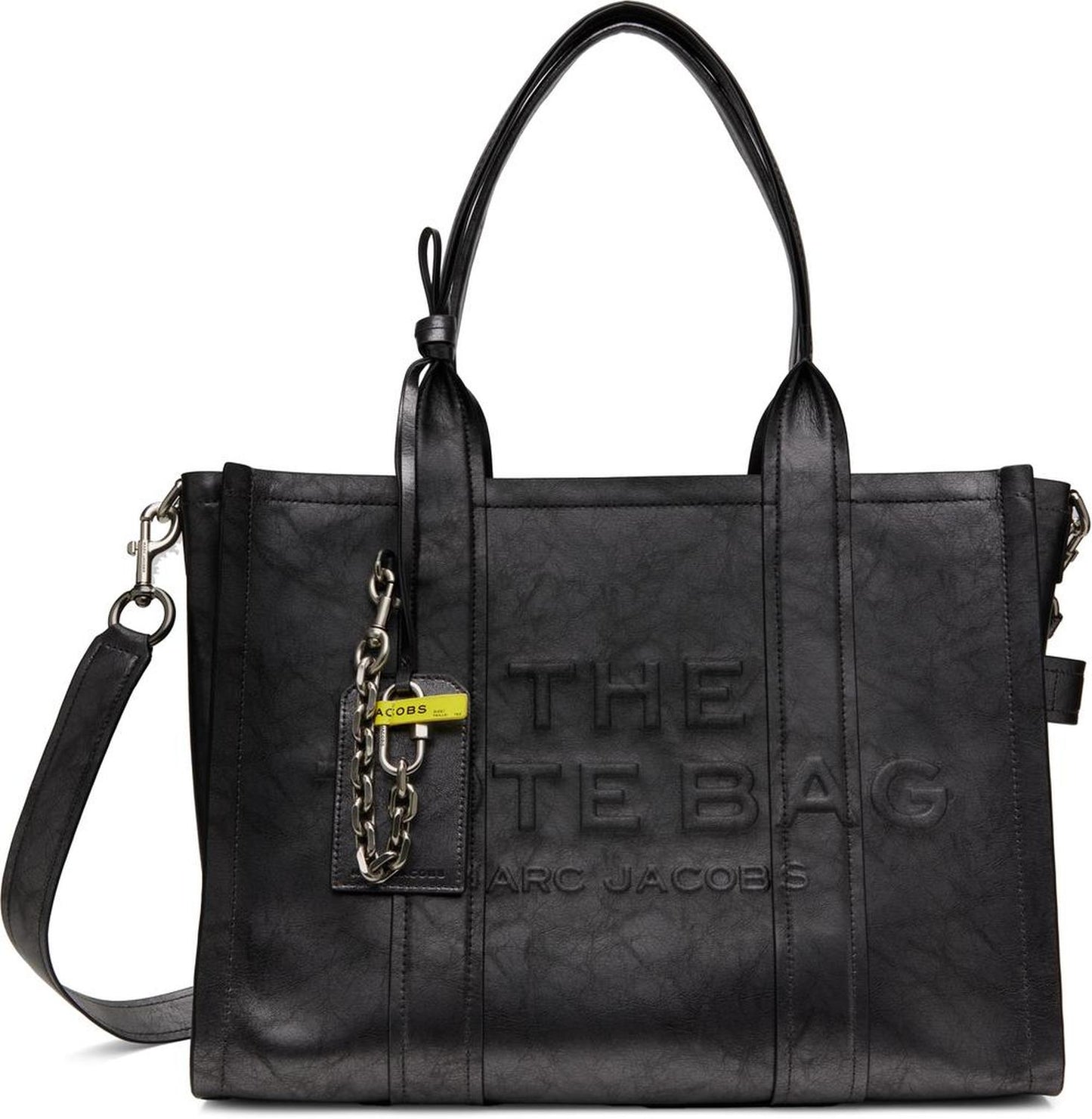 Gunmetal 'The Metallic Distressed Large' Tote