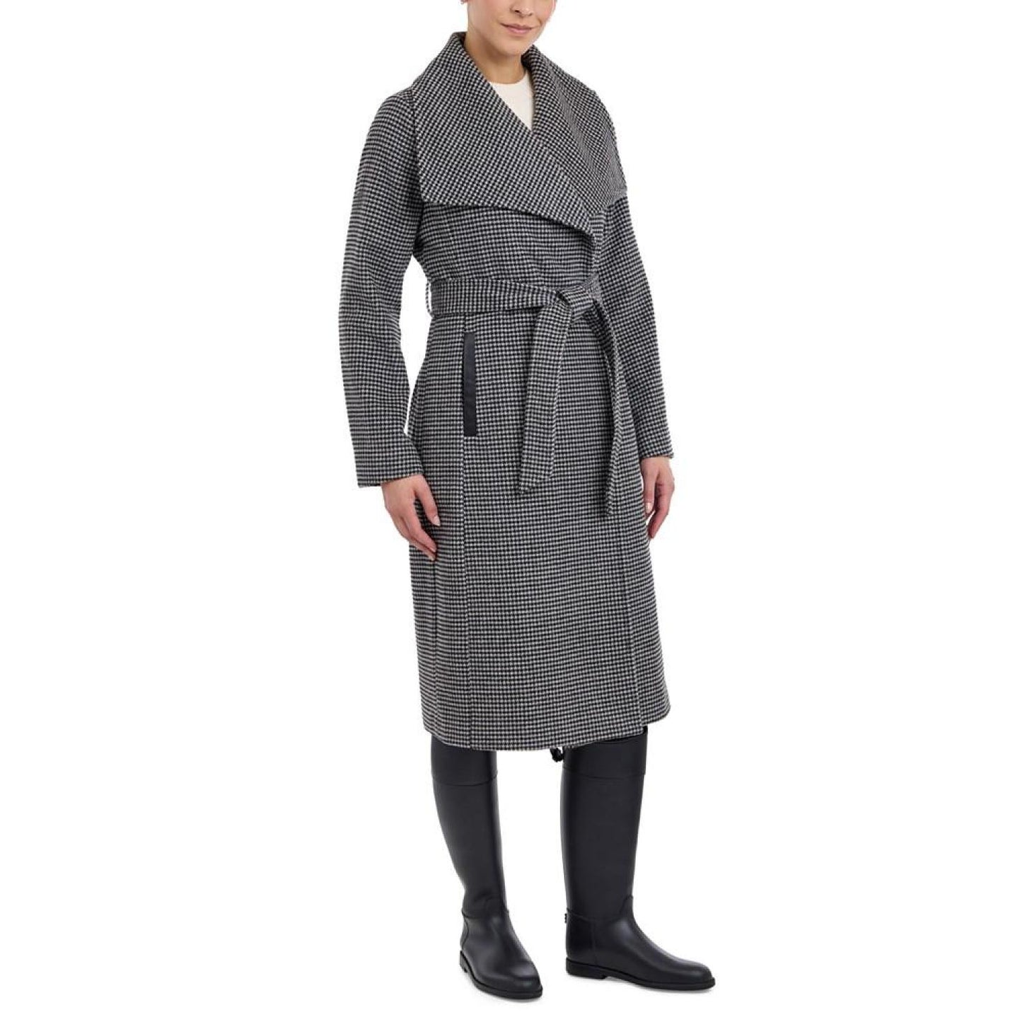 Women's Belted Wrap Coat