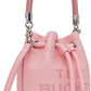 Pink 'The Leather Mini Bucket' Bag