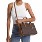 Laila Medium Leather Satchel