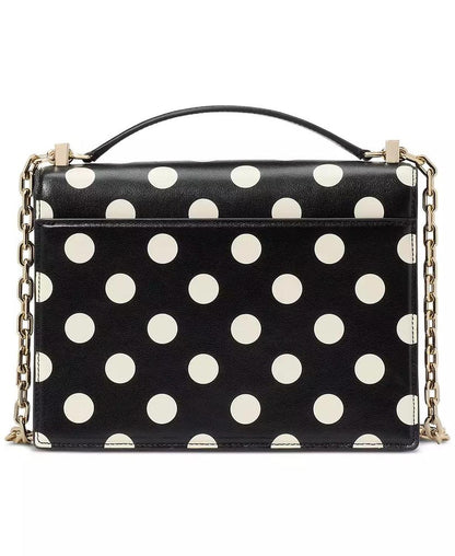 Deco Dot Small Leather Chain Crossbody