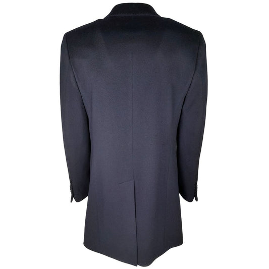 Made in Italy Blue Wool Vergine Jacket