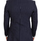Dolce & Gabbana Elegant Navy Slim Fit Wool Blazer