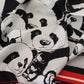 Dolce & Gabbana Elegant Panda Print Silk Scarf