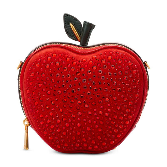 Big Apple Embellished Smooth Leather Crossbody