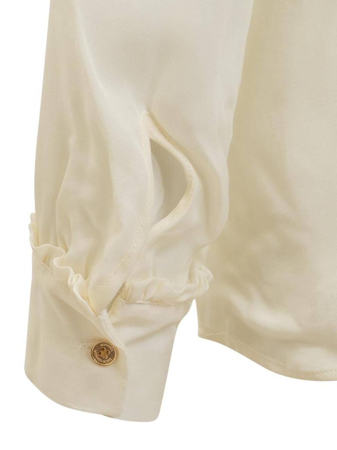 Michael Michael Kors Ruffled Pleated Blouse