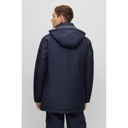 Relaxed-fit parka in water-repellent ottoman fabric