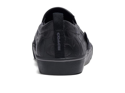 Signature Embossed Pebble Slip-On Skate Sneaker