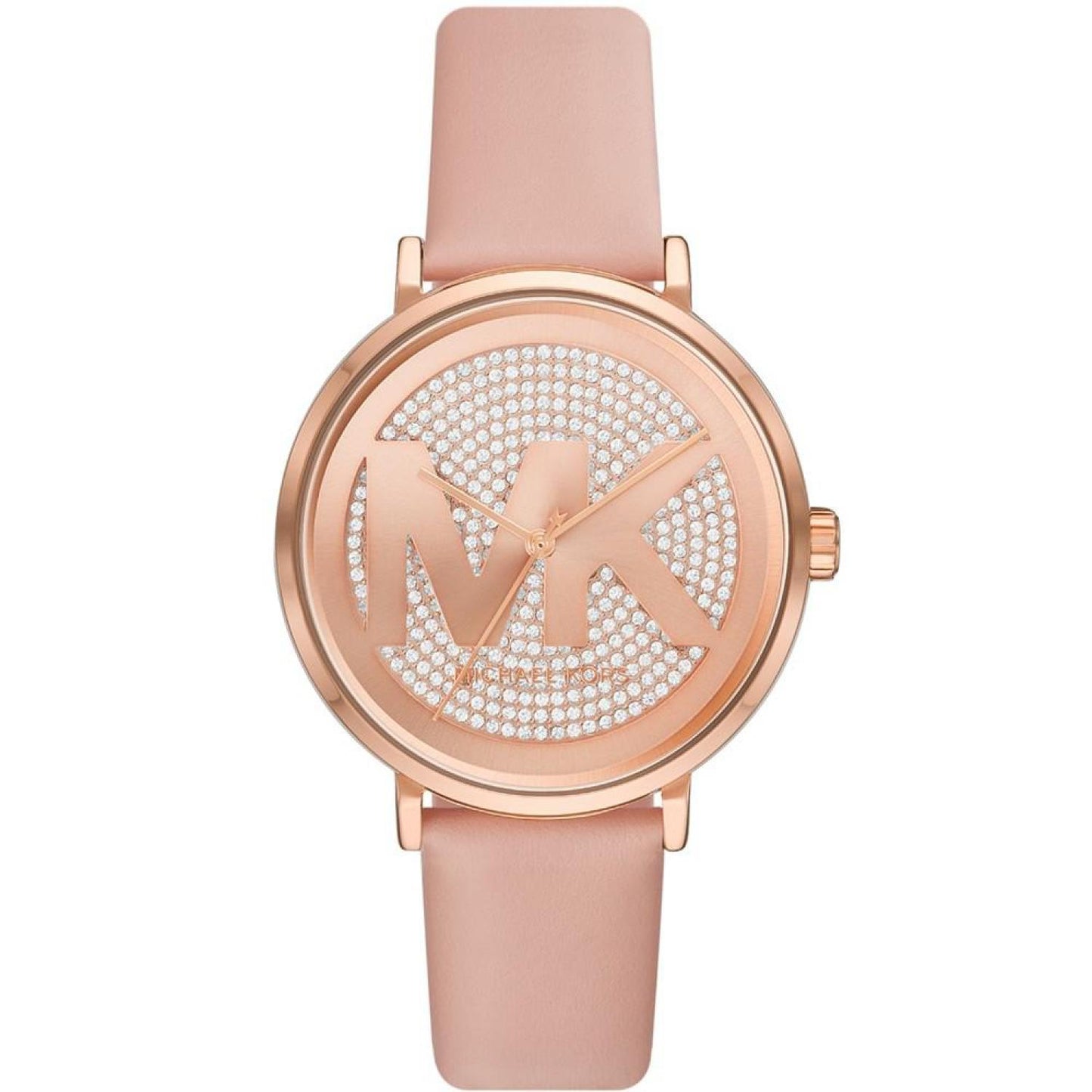 Women's Addyson Quartz Three-Hand Blush Leather Watch 40mm