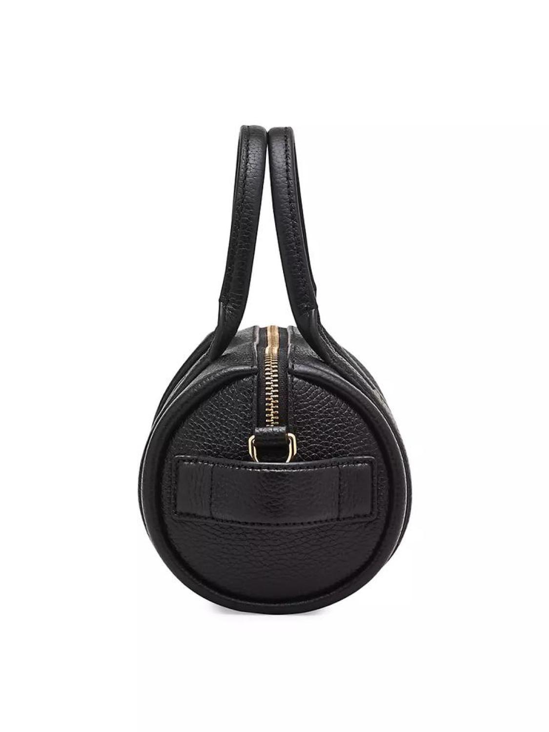 Mini Leather Duffle Bag