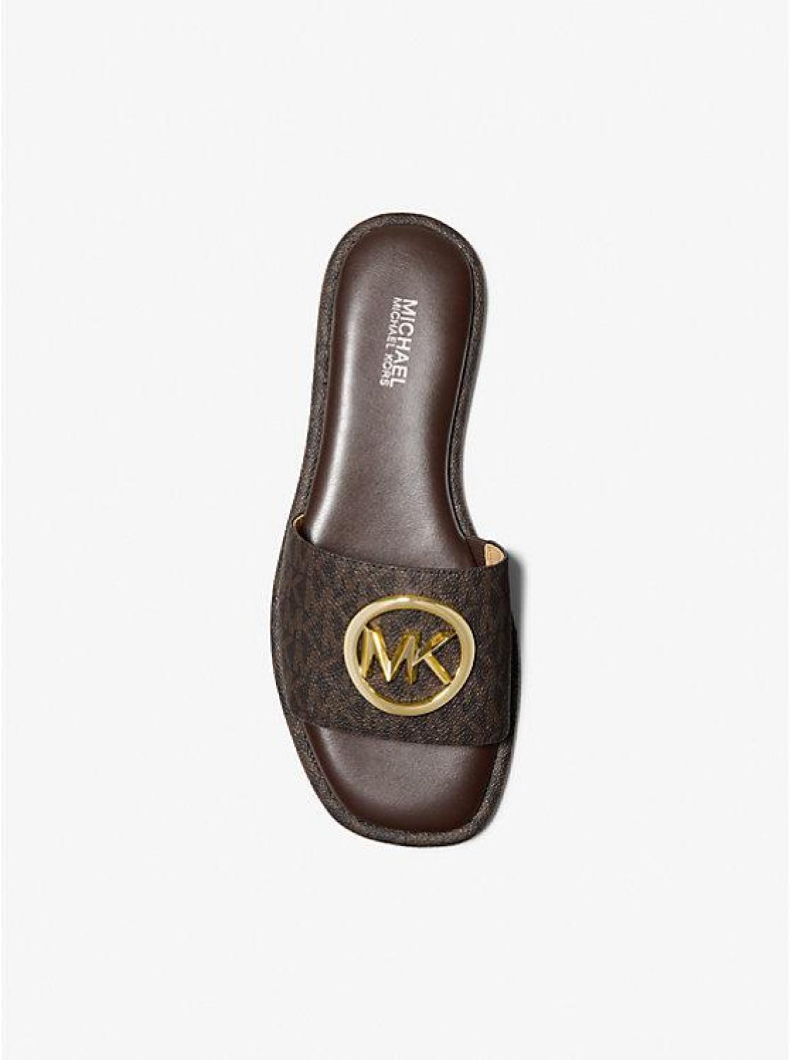 Hayworth Embellished Logo Slide Sandal