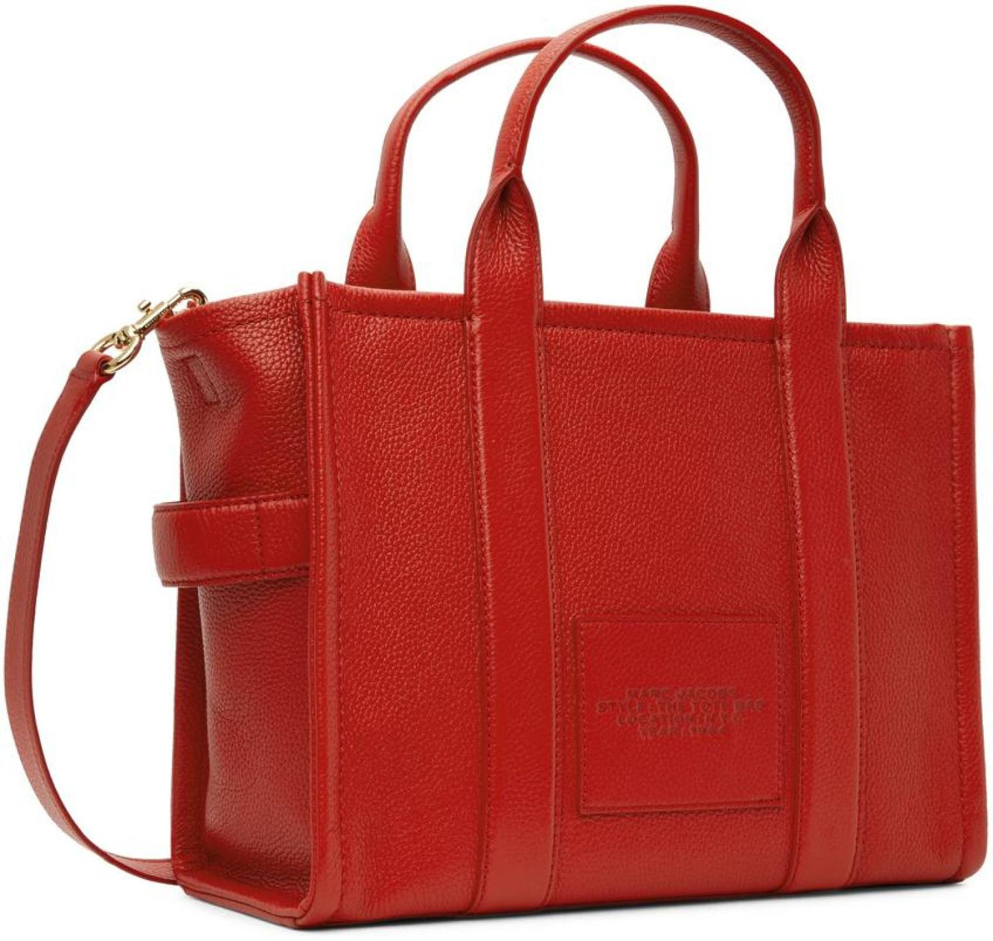 Red 'The Leather Medium Tote Bag' Tote