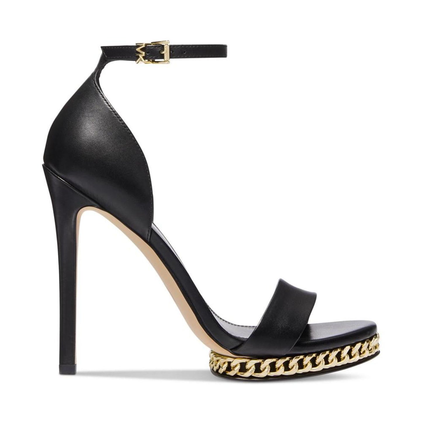 Jordyn Chain Embellished Ankle-Strap Dress Sandals