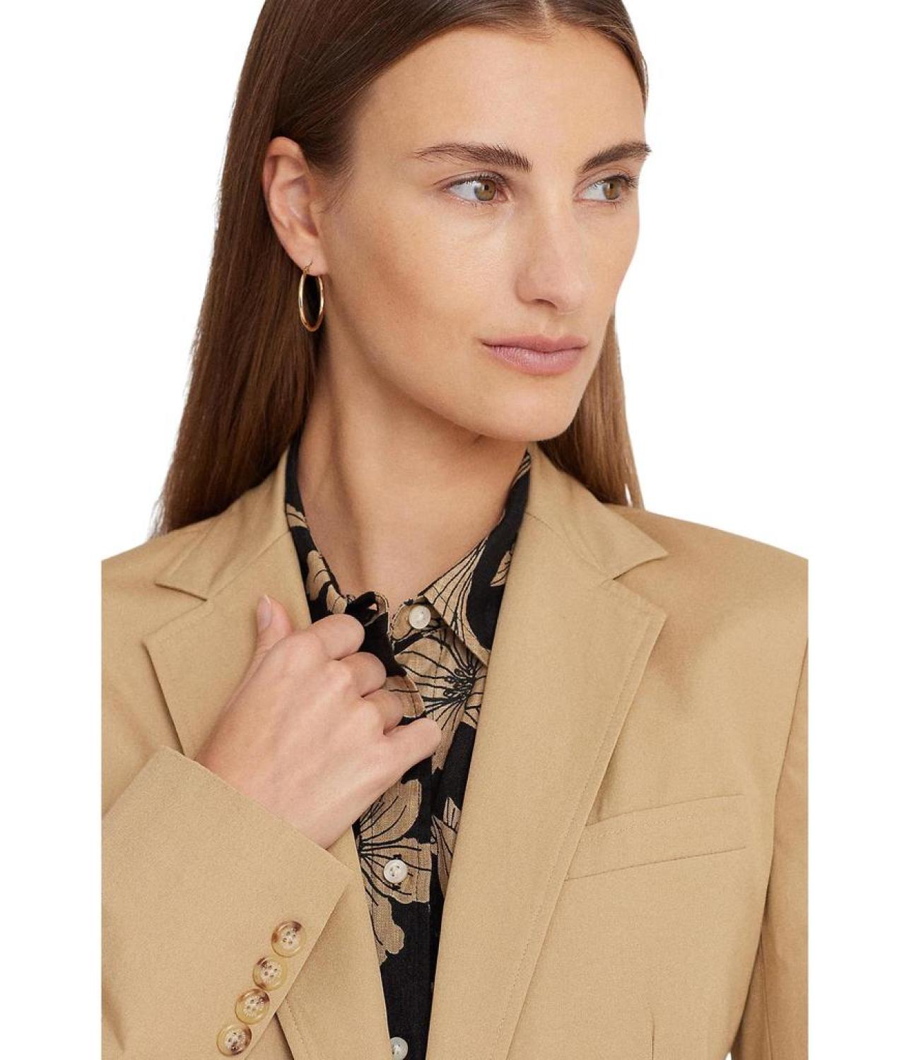 Cotton Twill Blazer