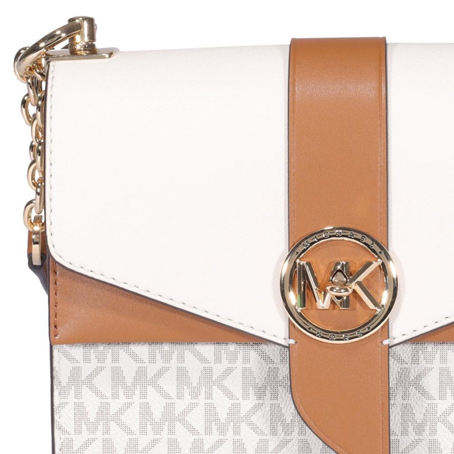 Michael Michael Kors Greenwich Logo Plaque Shoulder Bag