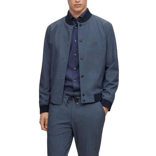 Men's Micro-Patterned Performance Slim-Fit Jacket