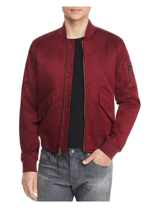 Mens Short Cold Weather Bomber Jacket