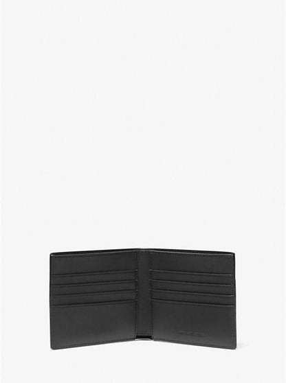 Varick Empire Logo Jacquard Billfold Wallet