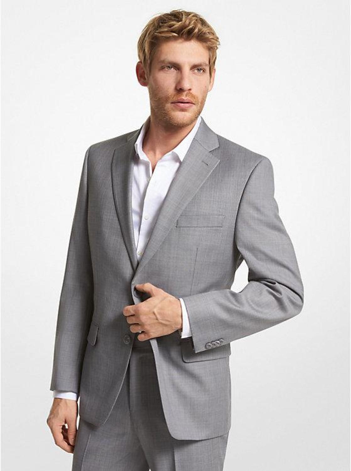 Modern-Fit Wool Blend Sports Coat