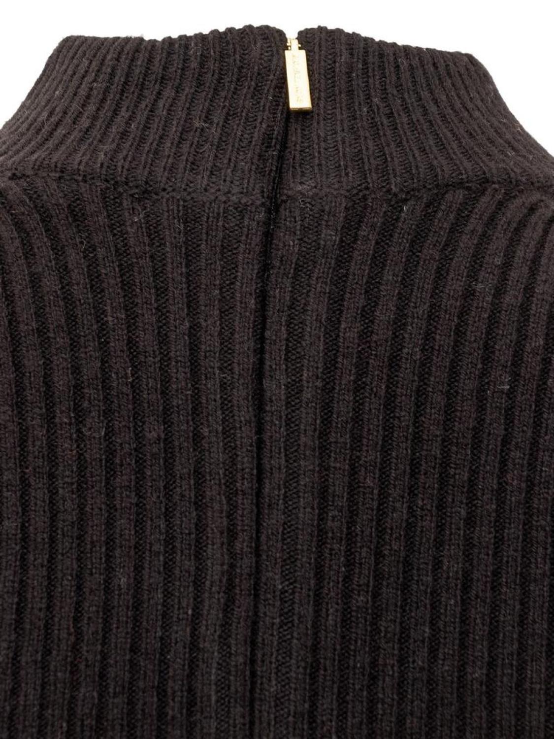 Michael Michael Kors Logo Plaque Knitted Jumper