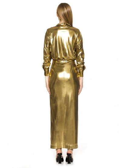 Rae Metallic Dress