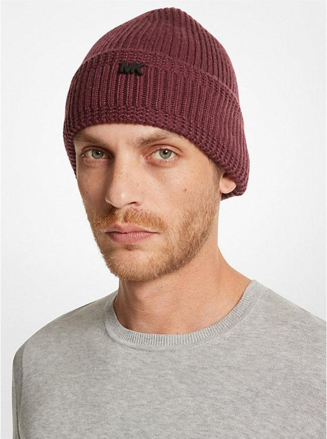 Ribbed Knit Beanie Hat