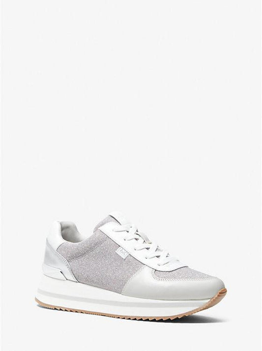 Monique Glitter Chain-Mesh Trainer