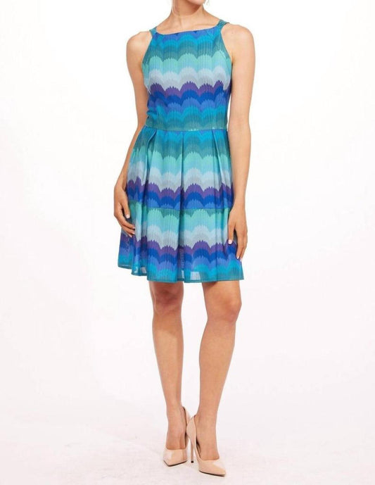 Chloe Dress In Sea Holly