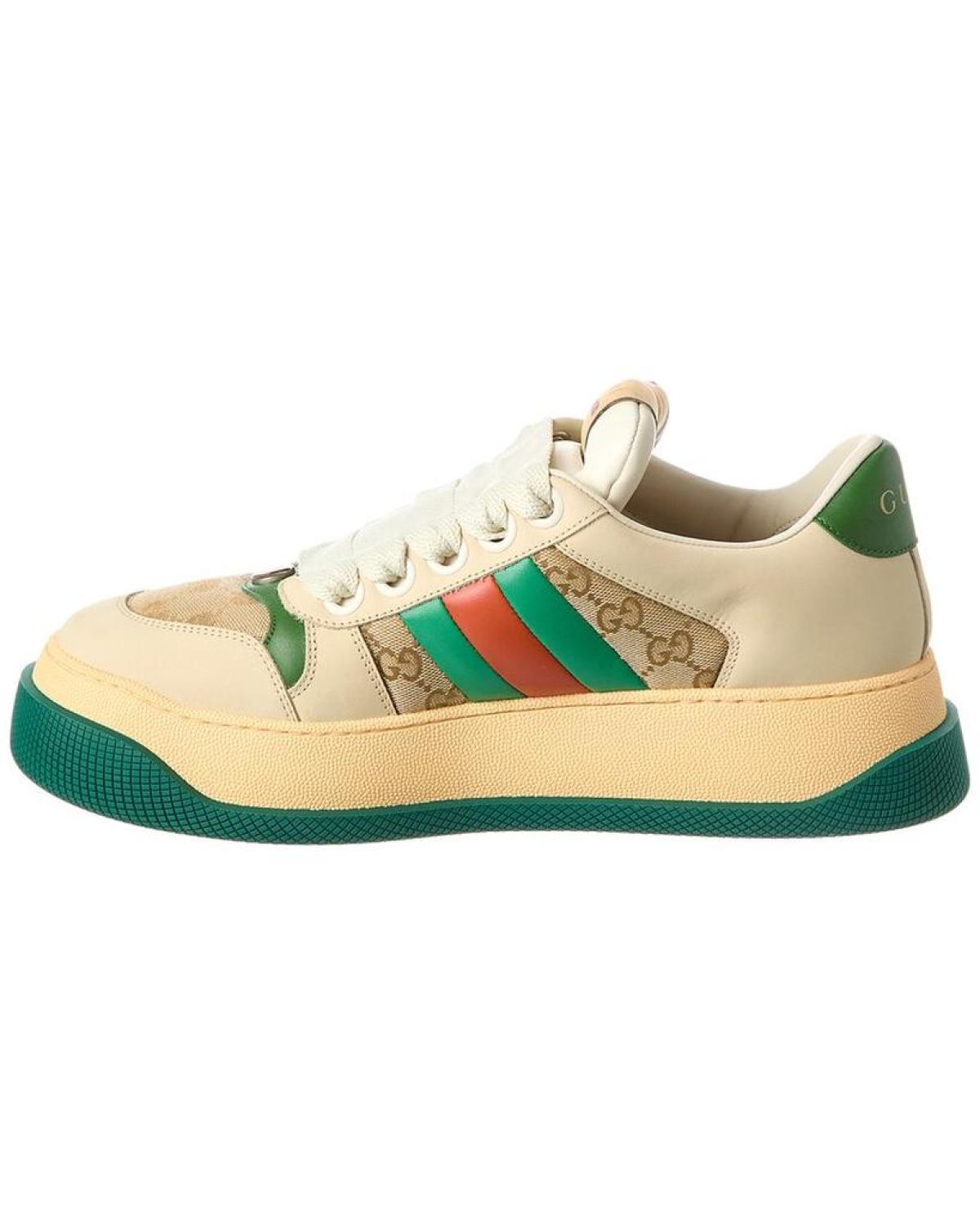 Gucci Screener GG Canvas & Leather Sneaker