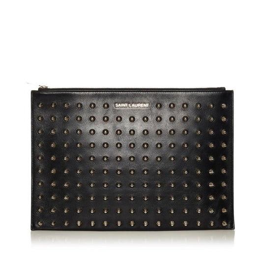 Saint Laurent  Leather Clutch Bag (Pre-Owned)