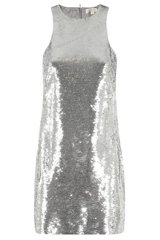 Michael Michael Kors Sequined Jersey Tank Dress