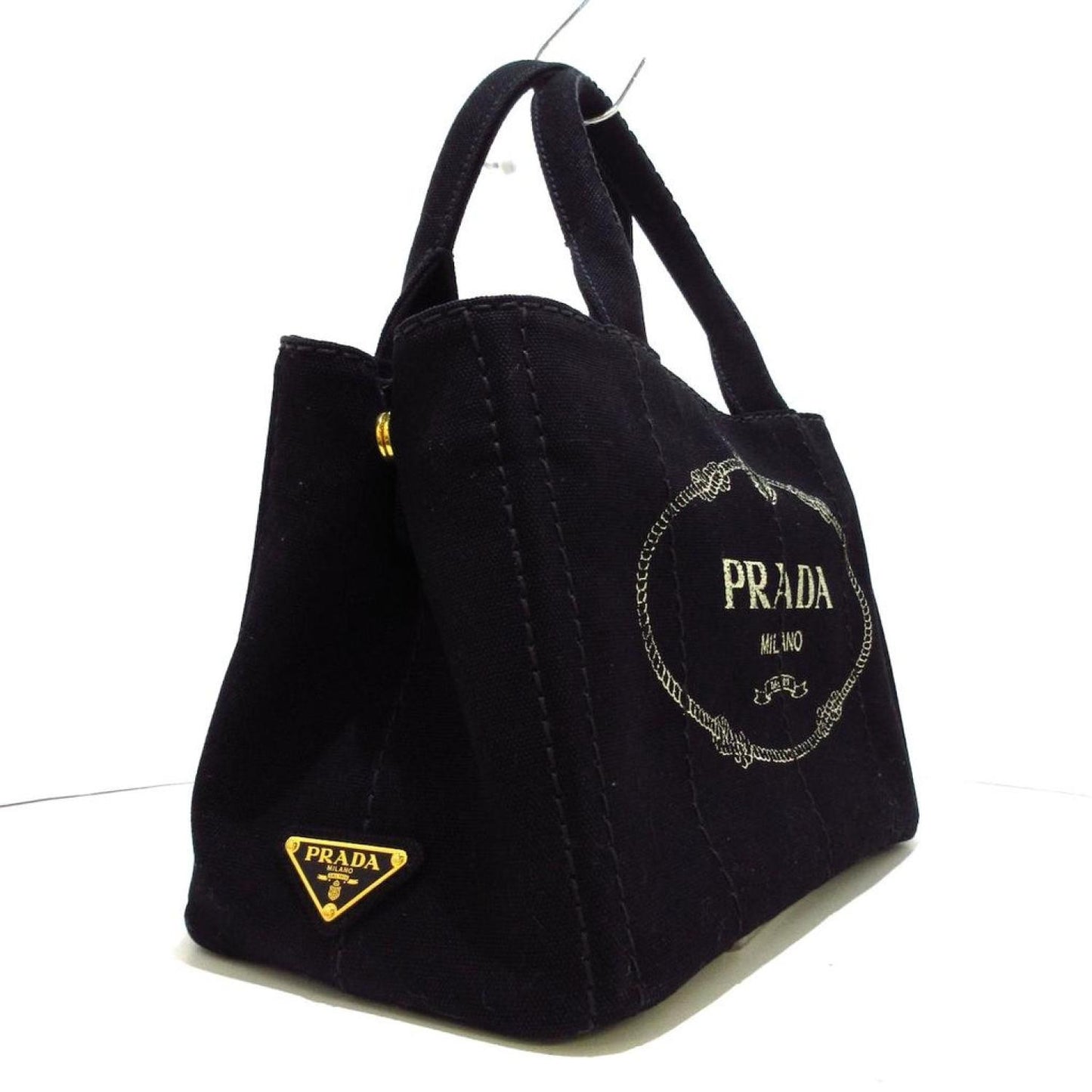 Prada Canapa  Canvas Tote Bag (Pre-Owned)